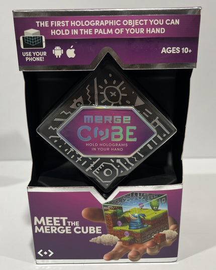 Merge Cube Holograms AR/VR STEM TOY Ages 10+ Compatible with iOS & Android NEW