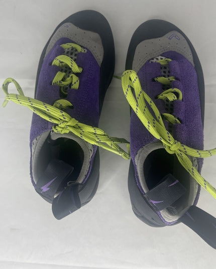 Trax Rubber Evolv - Youth Climbing Shoes - Purple