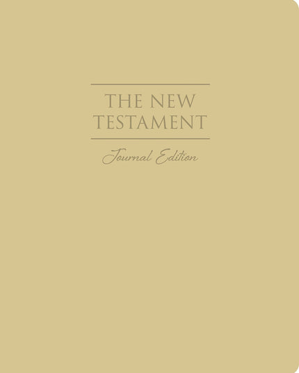 The New Testament, Journal Edition - Large Print, Faux Leather Paperback – Octo