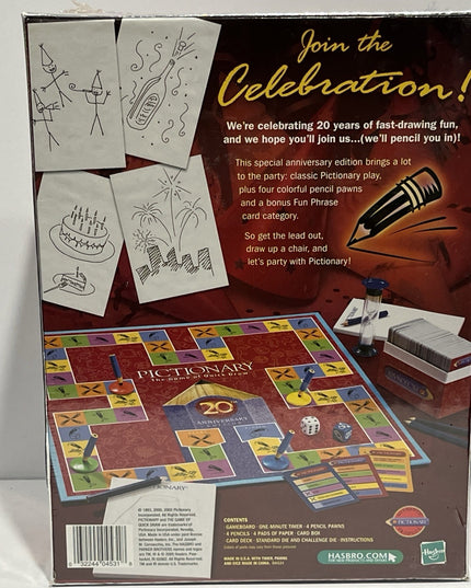 Pictionary Game of Quick Draw 20th Anniversary Edition - Brand New