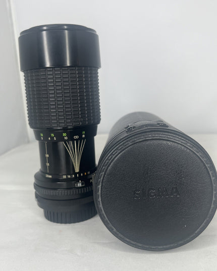 Sigma Zoom 70-210mm F4.5 Telephoto Zoom Lens Pentax - Lens Cap Missing