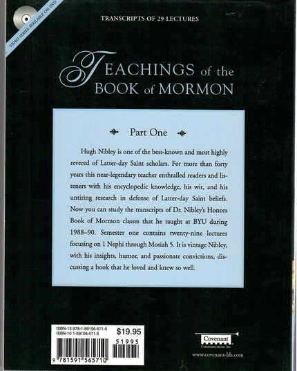 Teachings of the Book of Mormon: Semester 1
