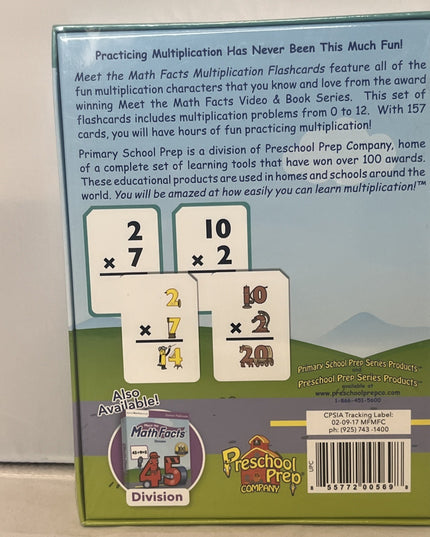Meet the Math Facts Multiplication Flashcards