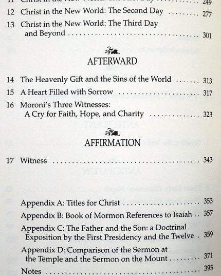 Christ and the New Covenant: The Messianic Message of the Book of Mormon