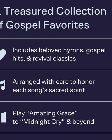 The Best Gospel Songs Ever | Piano, Vocal, Guitar Songbook | 80 Gospel Classics