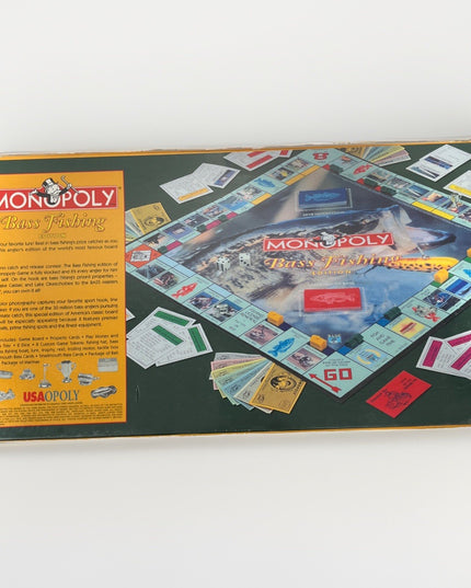Vintage 1998 Bass Fishing Edition Monopoly Board Game SEALED BRAND NEW