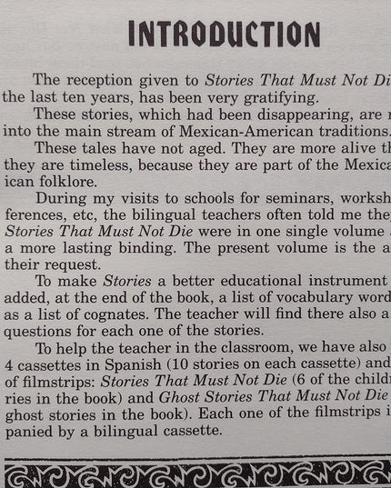 Stories That Must Not Die