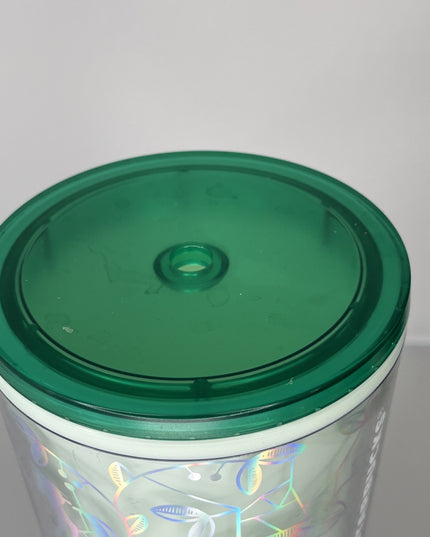 Starbucks 2022 Holiday Woodland Mint Color Changing Tumbler 24oz Cup- No Straw