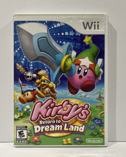 Kirby’s Return To Dreamland Nintendo Wii Case Manual Insert Only No Game