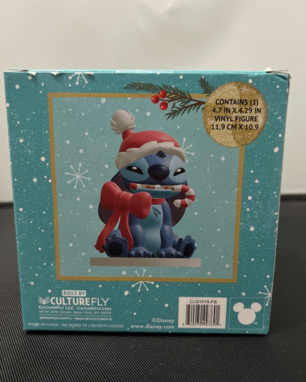 Disney Stitch Vinyl Figure New In Box CultureFly 5” Holiday Edition Toy Rare