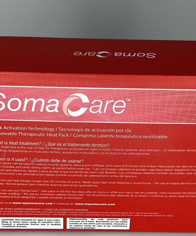 6 pcs Soma Care 6-Piece Sport Pack Circulation Boosting Heat Therapy