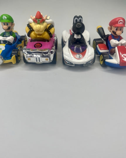 Hot Wheels Mario Kart 4 Cars - Multi-Color - Mario, Luigi, Yoshi, Bowser
