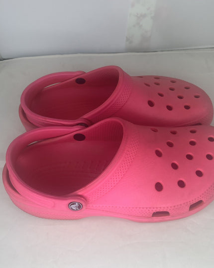 Pink Crocs Women’s Size 10 Classic Slip On Water-Friendly Clogs