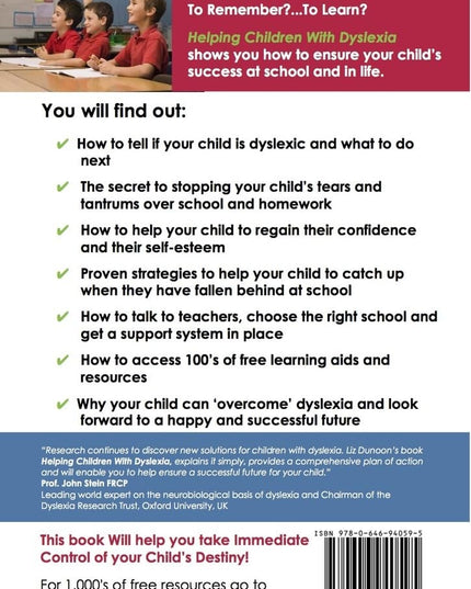 Helping Children with Dyslexia