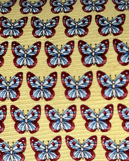 Pierre Cardin 100% SILK Men's Designer Butterflies Tie