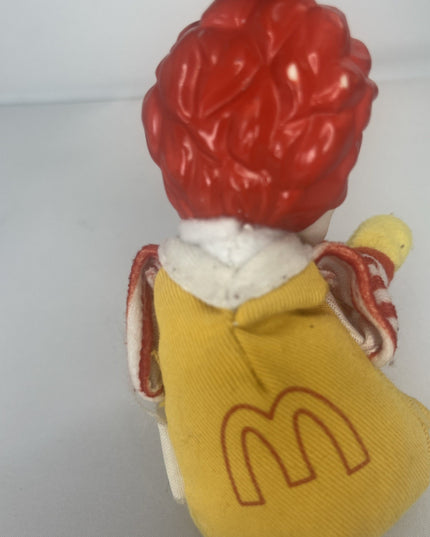 2002 McDonald's Ronald McDonald  Finger Puppet Doll Figure Vinyl Plush 4.5"