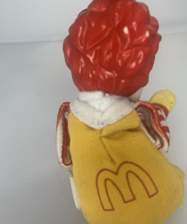 2002 McDonald's Ronald McDonald  Finger Puppet Doll Figure Vinyl Plush 4.5"