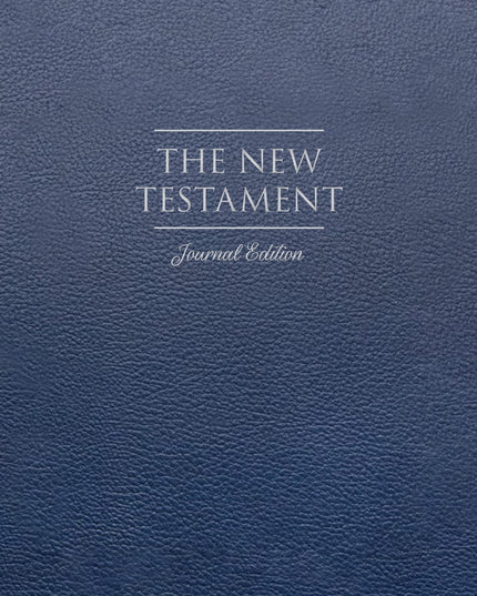 The New Testament, Journal Edition Faux Leather Hardcover – October 3, 2022