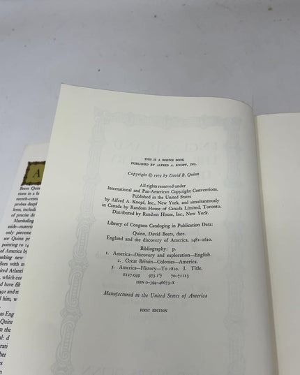 England and the discovery of America, 1481-1620,: From the Bristol voyages of t