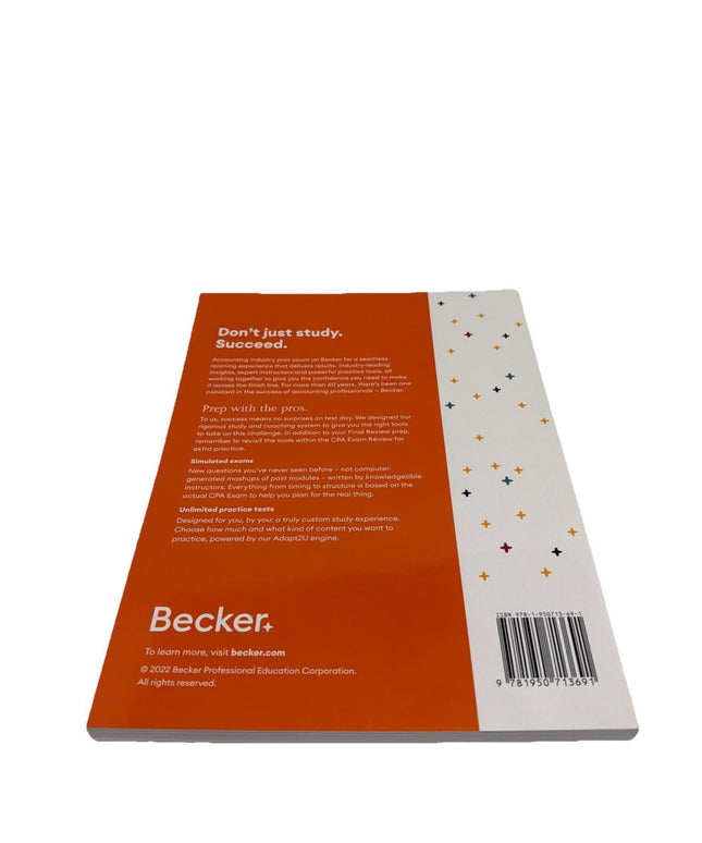 Becker + CPA Exam Review: Auditing Final Review - V 4.3