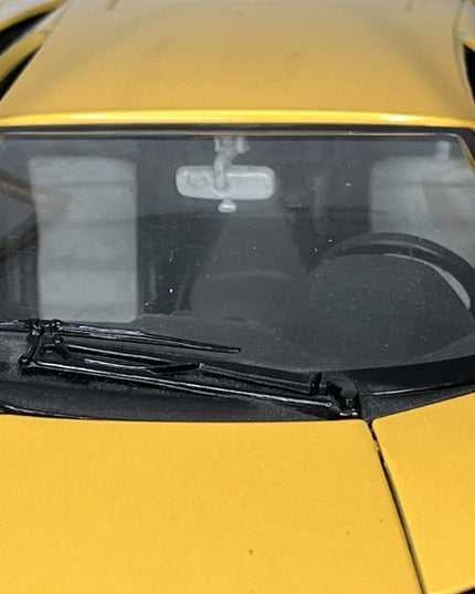 Burago Lamborghini Murciélago Car - Yellow - Scale 1/18 - Made In Italy