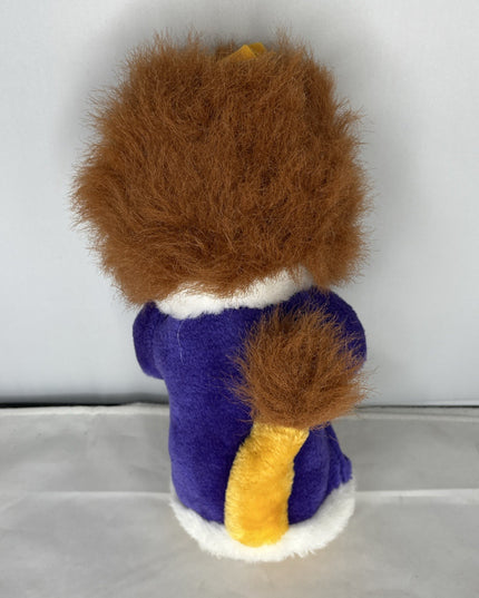Vintage 1994 Liberty King Lion Plush 11” Stuffed Animal Robe Crown