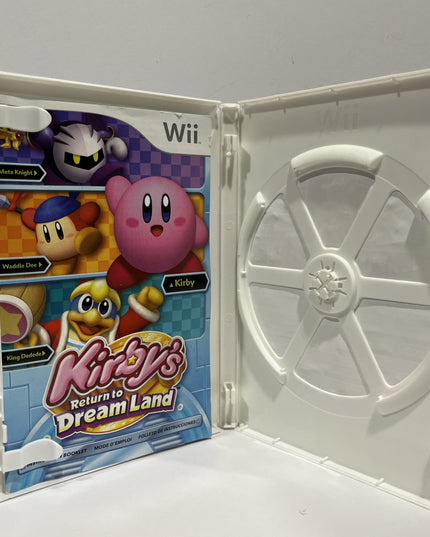 Kirby’s Return To Dreamland Nintendo Wii Case Manual Insert Only No Game