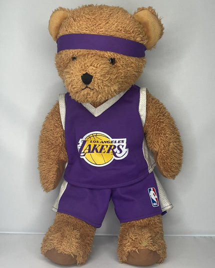 Official NBA Los Angeles Lakers Teddy Bear Collectible Approx. 18”