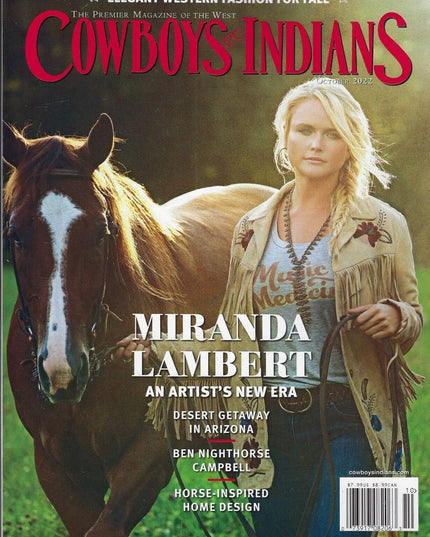 Cowboys & Indians Magazine October 2022 Miranda Lambert