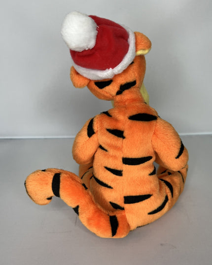 Santa Hat Tigger Plush 8”