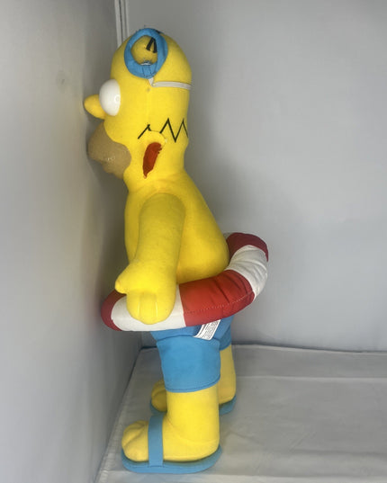 Toy Factory The Simpson Beach Time Homer 17" Plush Stuffed Animal Toy