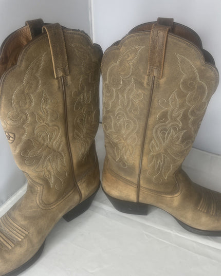 Ariat Cowgirl Boots Size 7.5B Style 15729 - Brown/Tan