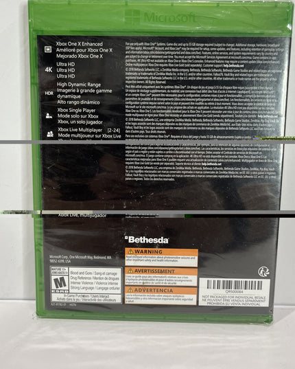 Fallout 76 for the Xbox One - Brand New