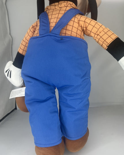 Disney GOOFY Gone Fishing Pole Plush Stuffed Animal 17"