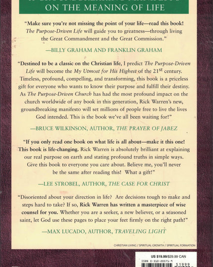 The Purpose Driven Life