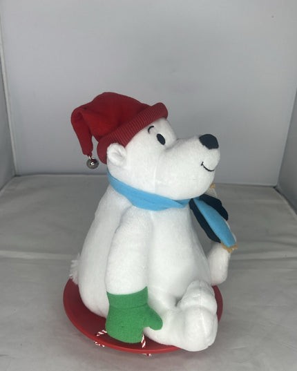 Hallmark Snowtime Jingle Pals Polar Bear & Penguin Nods And Sings Works