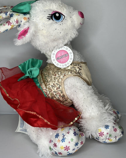 Build a Bear Plush 15" Glisten Reindeer With Festive Outfit - Doesn't Talk