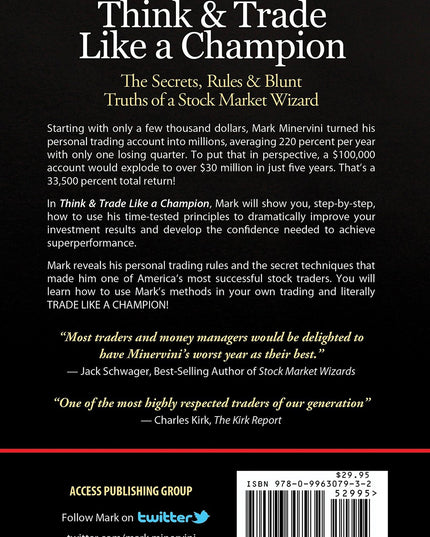 Think & Trade Like a Champion: The Secrets, Rules & Blunt Truths of a Stock Mar