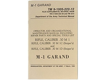 M-1 Garand TM-9-1005-222-12 (TM 9-1005-222-12)