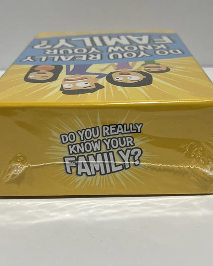 Do You Really Know Your Family? Game NEW Factory Sealed Family Trivia