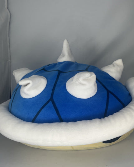 Authentic Nintendo Mario Kart Large 14" Spiny Blue Koopa Shell Plush Stuffed Toy