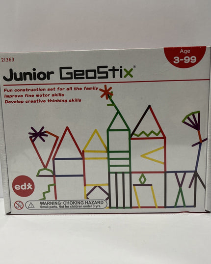 NEW! Junior GeoStix Construction Set for all the Family Ages 3-99 Activity Cards