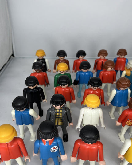 Lot of 42 Vintage 1974 - 1997 Playmobil Geobra Figures