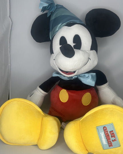 23" Mickey Mouse 90th Anniversary Let’s Celebrate Plush Birthday Disneyland Excl