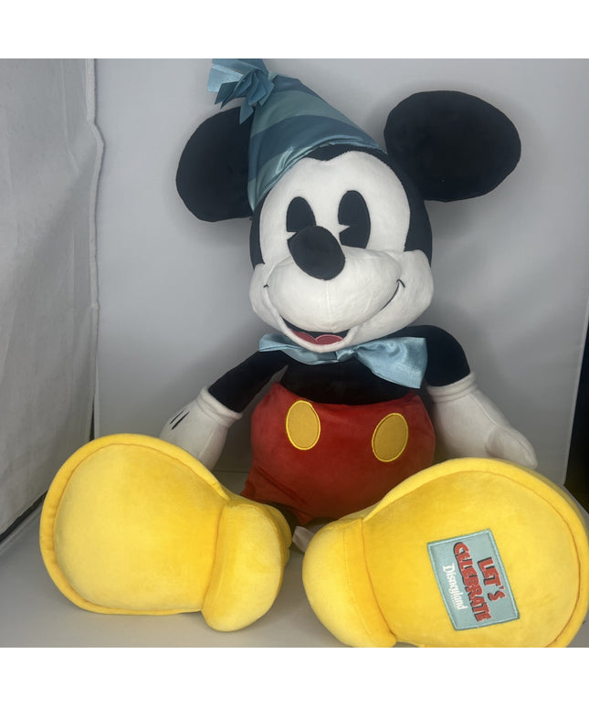 23" Mickey Mouse 90th Anniversary Let’s Celebrate Plush Birthday Disneyland Excl