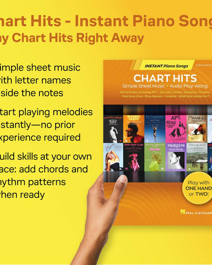 Broadway's Best: Simple Sheet Music + Audio Play-Along (Instant Piano Songs)