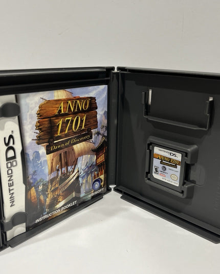Anno 1701: Dawn of Discovery (Nintendo DS, 2008) Authentic, Tested, CIB Complete