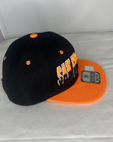 Headlines SnapBack San Francisco Hat - Orange And Black
