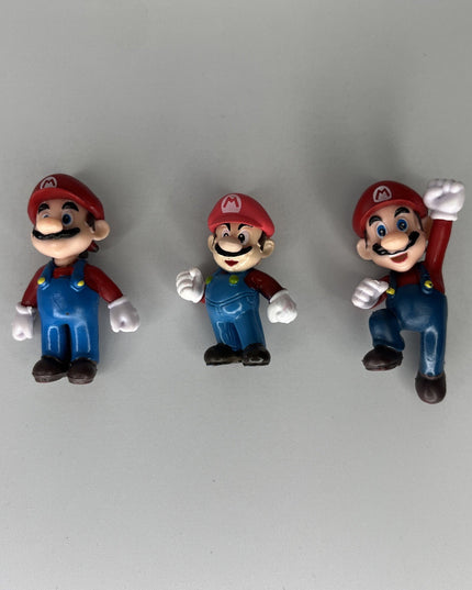 Lot of Three 1.5” Mario Figures