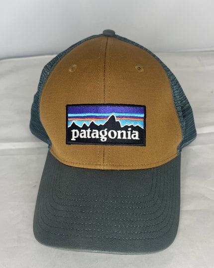 Patagonia Mesh Trucker Snapback Hat - Brown And Green